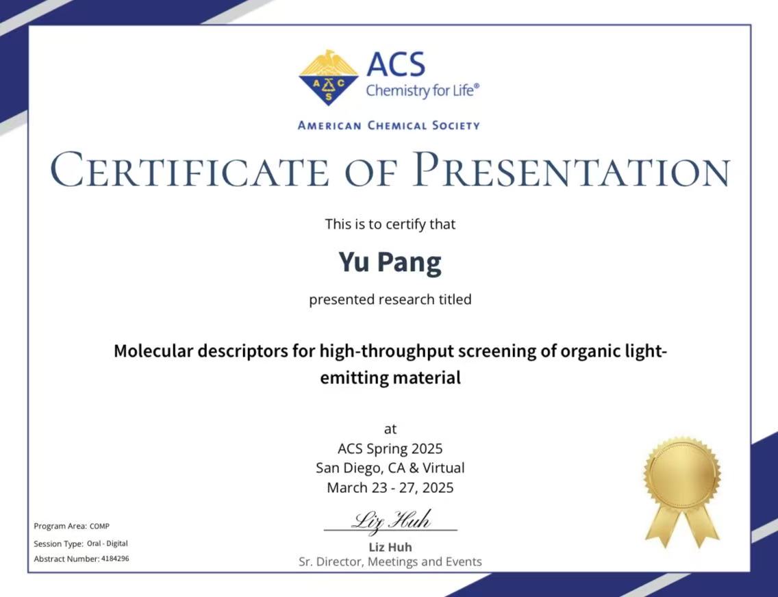Yu Pang | Homepage